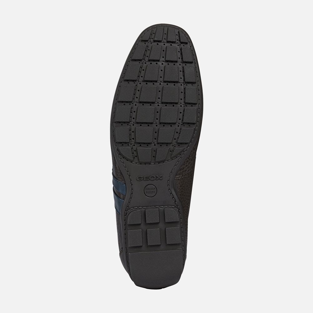 Mocassins Geox Homem Marrom Escuro - Moner - MZENH3547